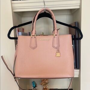 Michael Kors Pink Leather Tote Bag